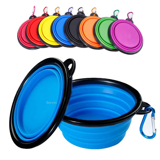 Collapsible Dog Food andWater Bowl